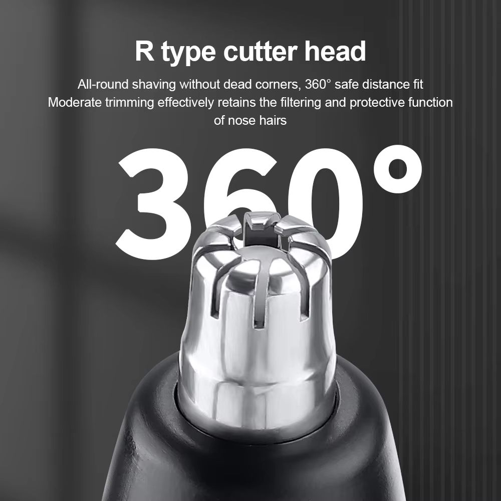 Rechargeable Electric Nose Hair Trimmer  Painless Washable And Unisex Grooming Tool 3
