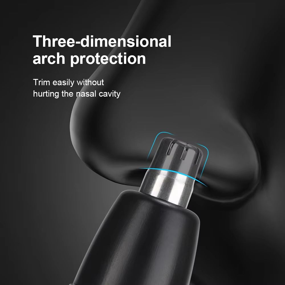 Rechargeable Electric Nose Hair Trimmer  Painless Washable And Unisex Grooming Tool 4