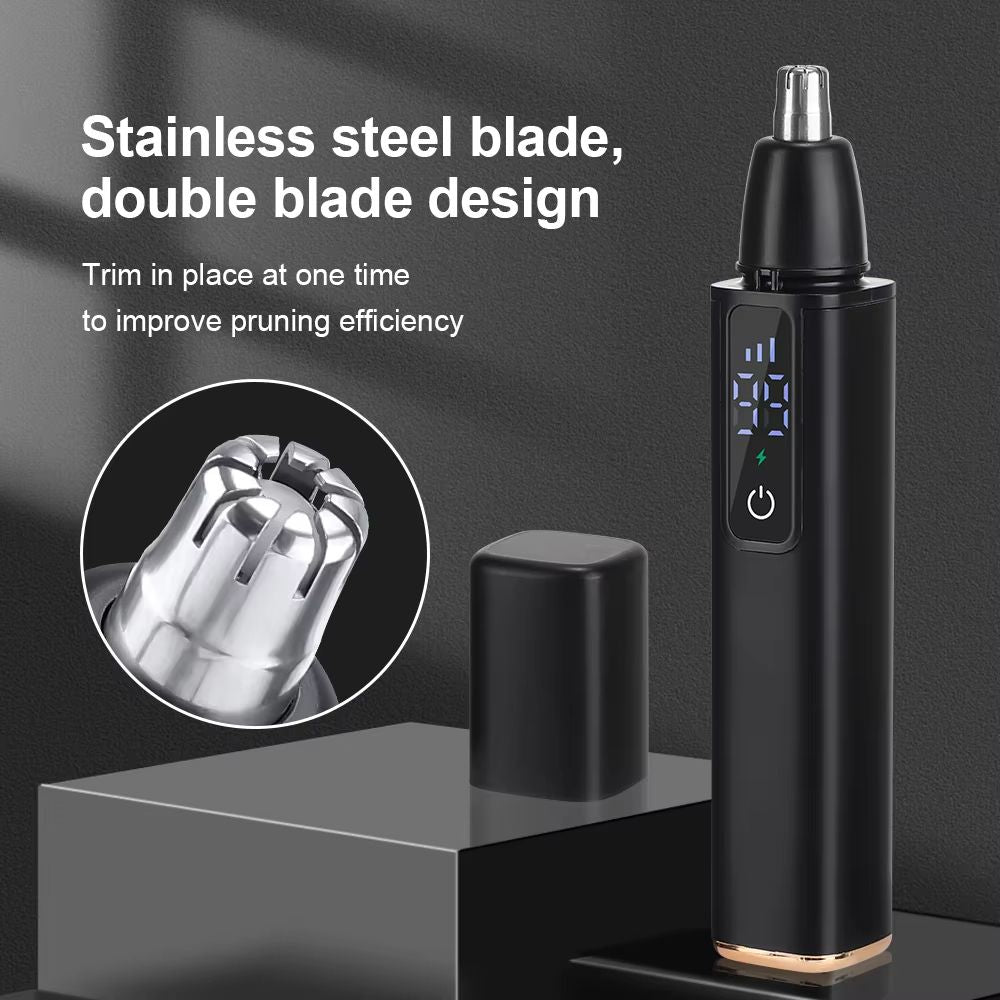Rechargeable Electric Nose Hair Trimmer  Painless Washable And Unisex Grooming Tool 5