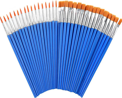 Paint Brushes Set For Kids Acrylic With Flat Round  Pointed Paint Brushes Craft Watercolor Oil Pain 2