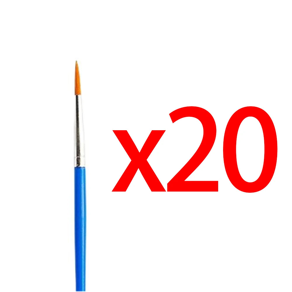 Paint Brushes Set For Kids Acrylic With Flat Round  Pointed Paint Brushes Craft Watercolor Oil Pain 11