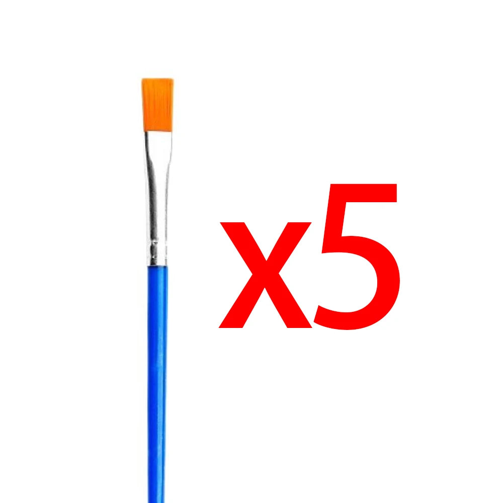 Paint Brushes Set For Kids Acrylic With Flat Round  Pointed Paint Brushes Craft Watercolor Oil Pain 6