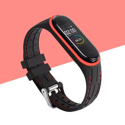 Silicone Replacement Strap For Mi Band 3 4 5 6 7 Smartwatch 20