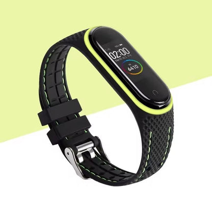 Silicone Replacement Strap For Mi Band 3 4 5 6 7 Smartwatch 22