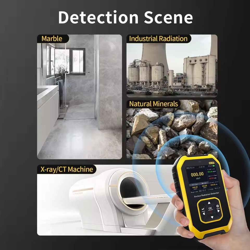 Digital Geiger Counter Radiation Detector For Beta Gamma X Ray Real Time Monitoring 4