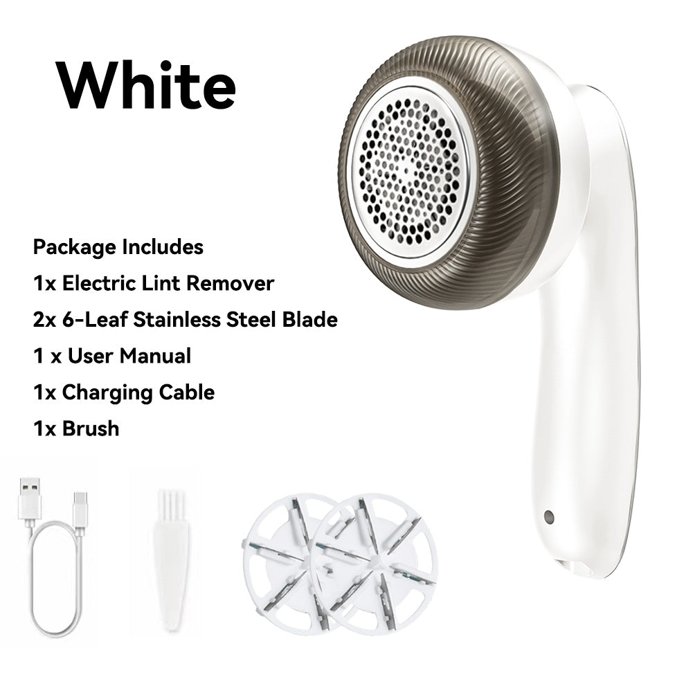 Rechargeable Electric Fabric Shaver with Digital Display, Portable Lint Remover for Clothing, Fluff, Fuzz & Hair Balls
