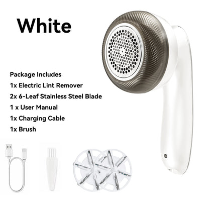 Rechargeable Electric Fabric Shaver with Digital Display, Portable Lint Remover for Clothing, Fluff, Fuzz & Hair Balls