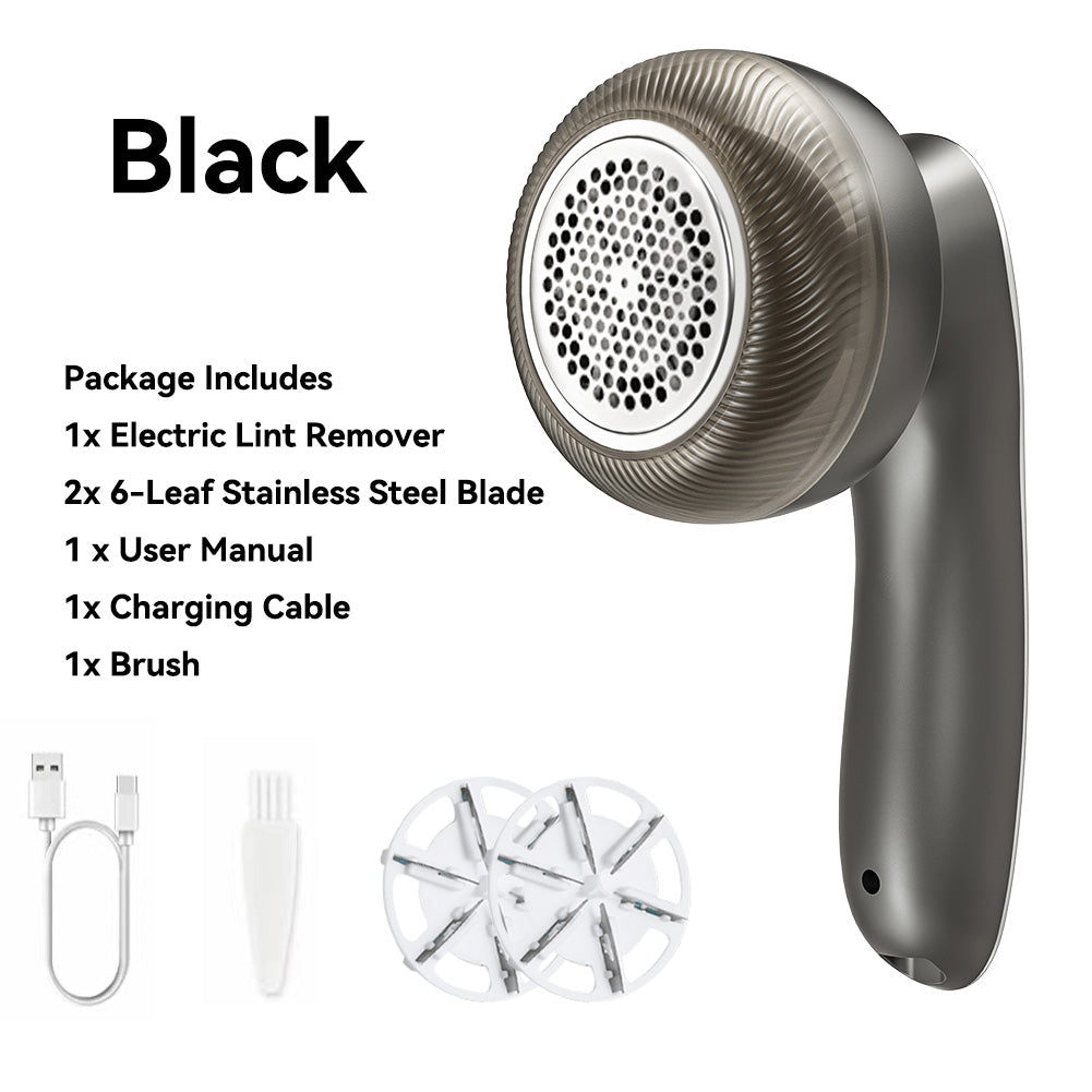 Rechargeable Electric Fabric Shaver with Digital Display, Portable Lint Remover for Clothing, Fluff, Fuzz & Hair Balls