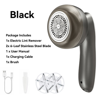 Rechargeable Electric Fabric Shaver with Digital Display, Portable Lint Remover for Clothing, Fluff, Fuzz & Hair Balls
