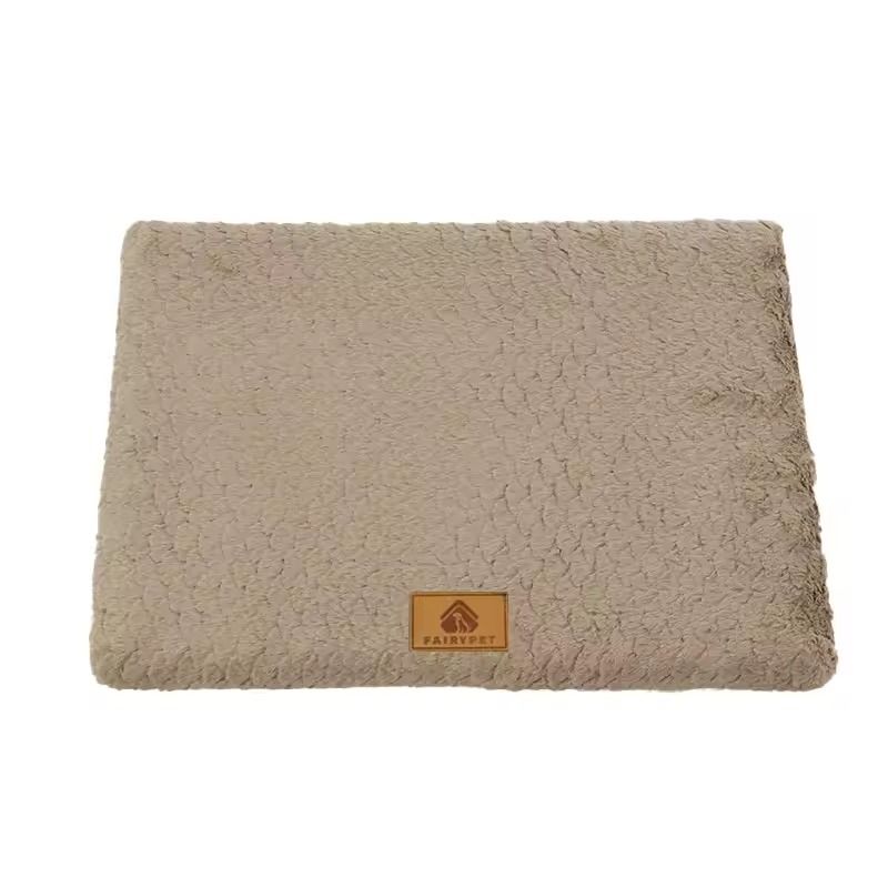 Orthopedic 3D Foam Dog Bed With Removable Faux Fur Cover And Waterproof AntiSlip Base 5