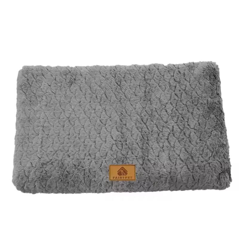 Orthopedic 3D Foam Dog Bed With Removable Faux Fur Cover And Waterproof AntiSlip Base 6