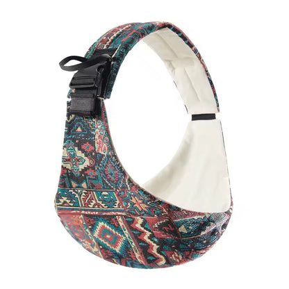 Leopard Pattern Baby Carrier With Waist Stool Support  Portable Front And Back Infant Carrier For T 14