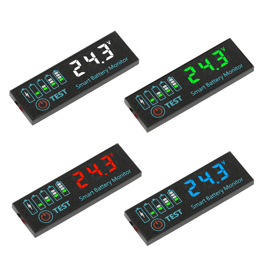 LED Indicator Acid Battery & Lithium Battery Voltage Charge Indicator, Universal Battery Charge Indicator Panel