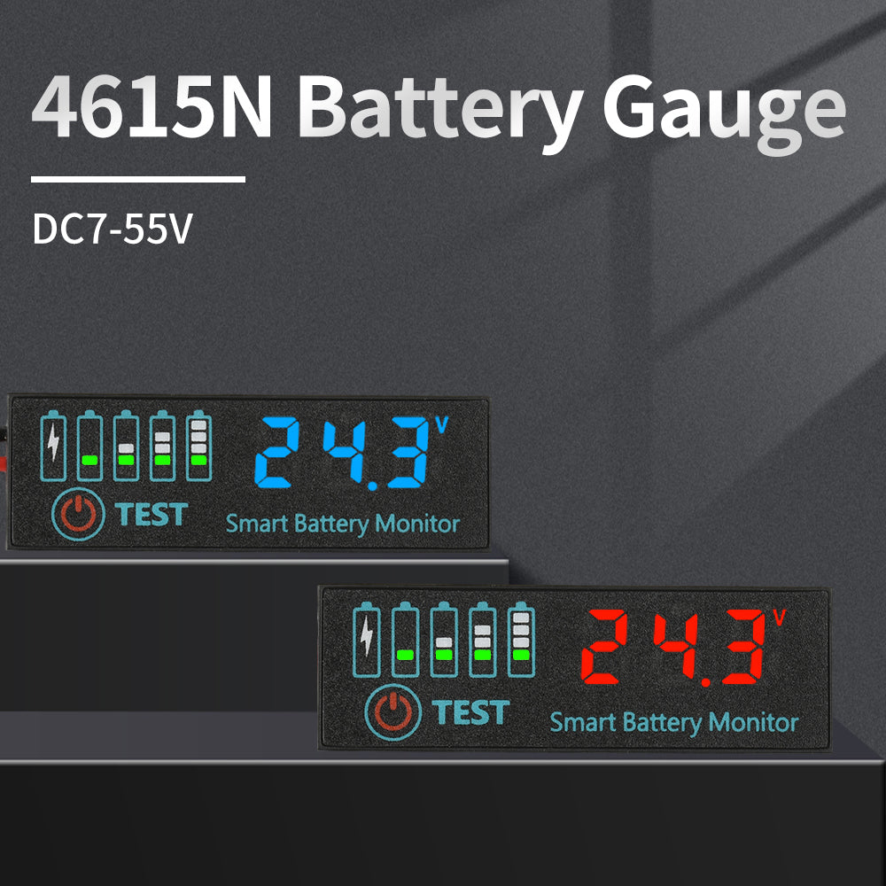 LED Indicator Acid Battery & Lithium Battery Voltage Charge Indicator, Universal Battery Charge Indicator Panel