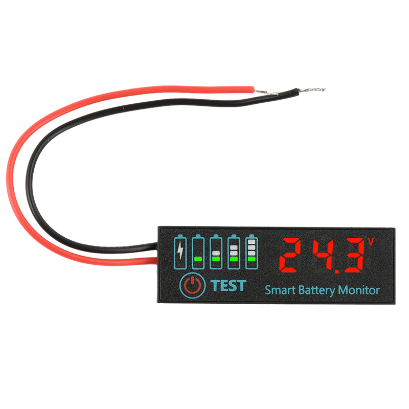 LED Indicator Acid Battery & Lithium Battery Voltage Charge Indicator, Universal Battery Charge Indicator Panel