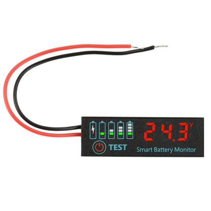 LED Indicator Acid Battery & Lithium Battery Voltage Charge Indicator, Universal Battery Charge Indicator Panel