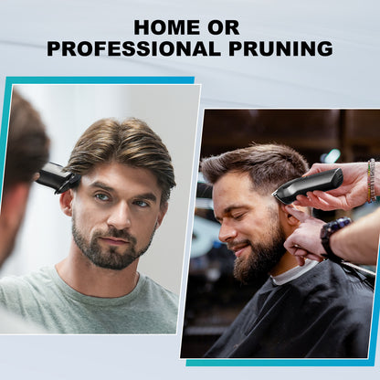 Rechargeable Cordless Hair Clipper Beard Nose Trimmer Set Waterproof Hair Cutting Machine with LED Display for Men Groom