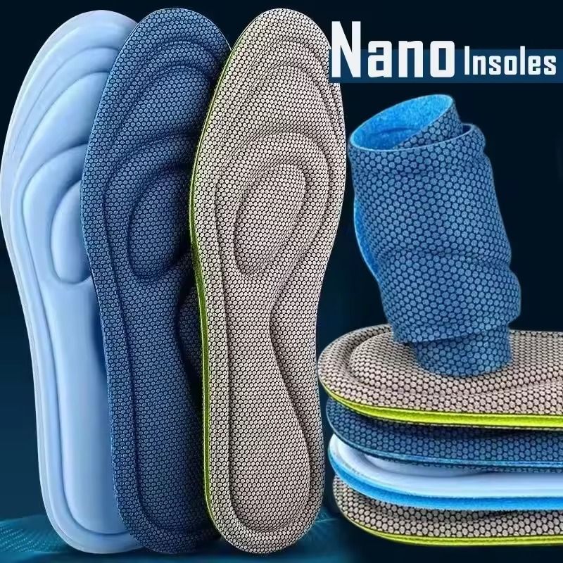 Memory Foam Orthopedic Insoles With Antibacterial Sweat Absorption For Running And Sports 1