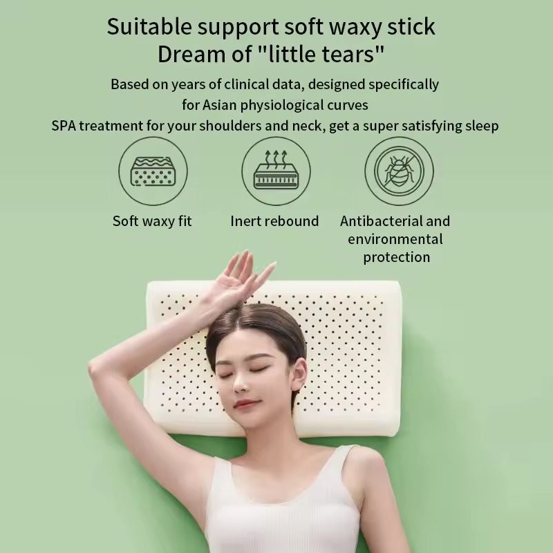 Natural Latex Cervical Pillow For Neck Support And Comfortable Sleep 1