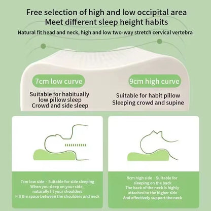 Natural Latex Cervical Pillow For Neck Support And Comfortable Sleep 4