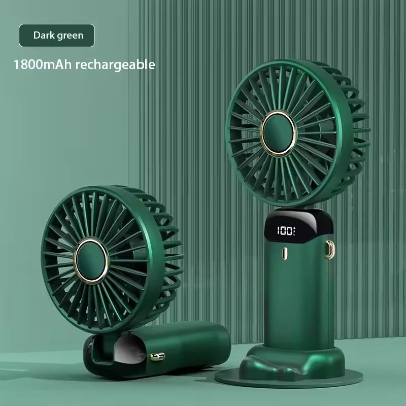 Portable Foldable Mini Fan With USB Rechargeable Battery And Phone Stand 8