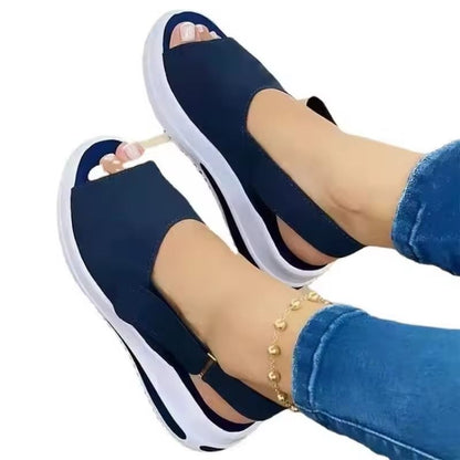 Womens Summer Peep Toe Lightweight Sandals With Breathable NonSlip Sole 4