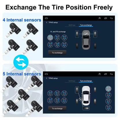 USB Android Tire Pressure Monitoring System With Internal And External Sensors 7