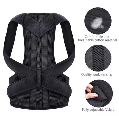 Adjustable Upper Back Posture Corrector Brace For Shoulder And Clavicle Support 2