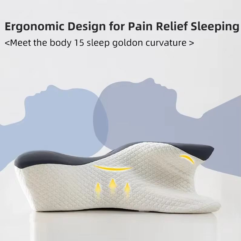 Butterfly Memory Foam Orthopedic Pillow With Neck Support And Slow Rebound Foam 2