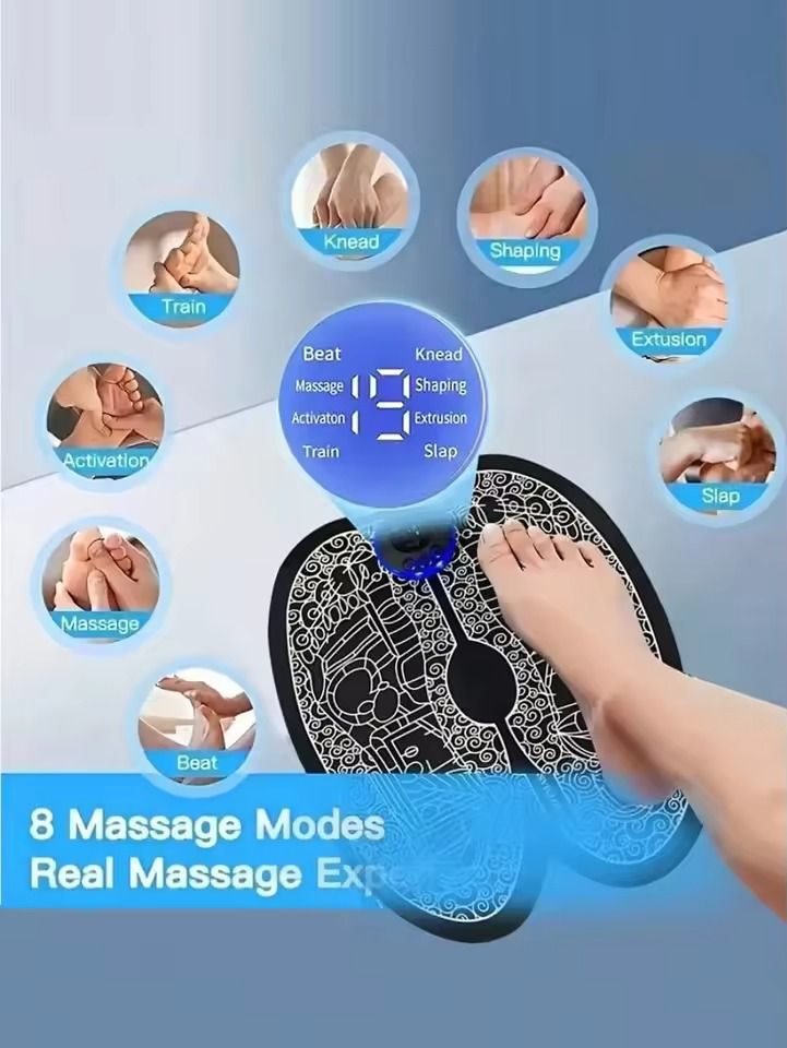 Multifunctional Heated Foot Therapy Massager With Pulse Stimulation 4