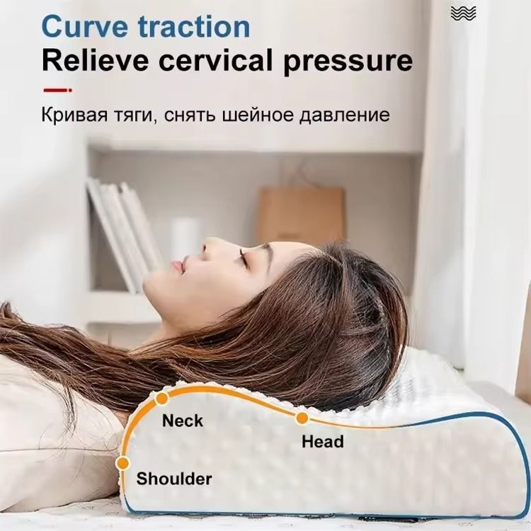 Memory Foam Orthopedic Maternity Pillow With Neck And Back Support 4