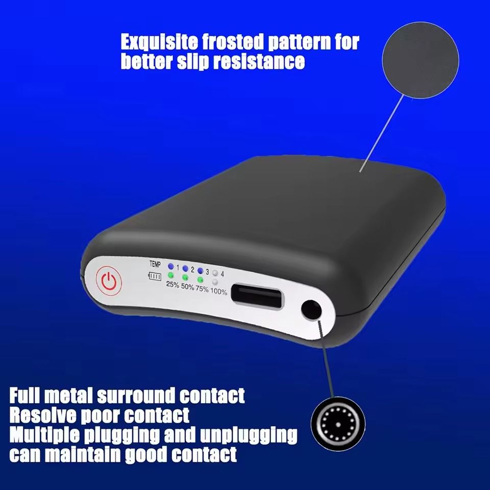 Rechargeable 5000mAh Power Bank For Heated Gloves Vests And Winter Gear 5