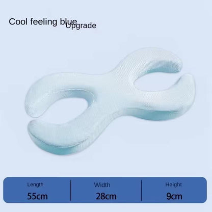 Side Sleeping Memory Foam Pillow For Neck And Face Support 3