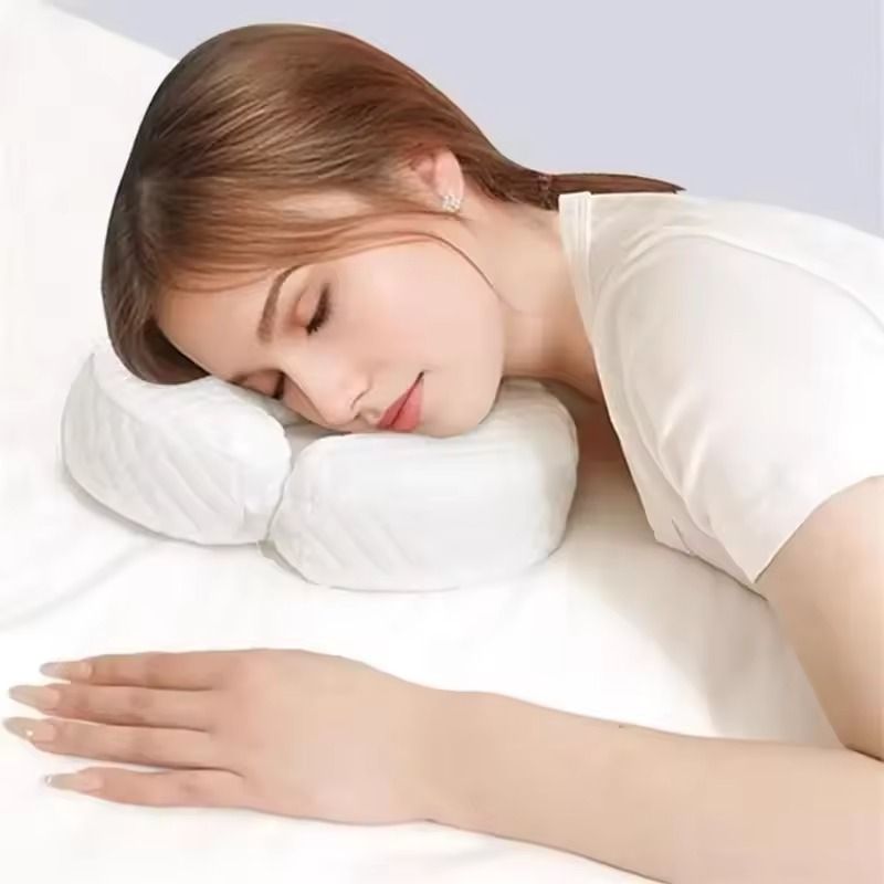 Side Sleeping Memory Foam Pillow For Neck And Face Support 4