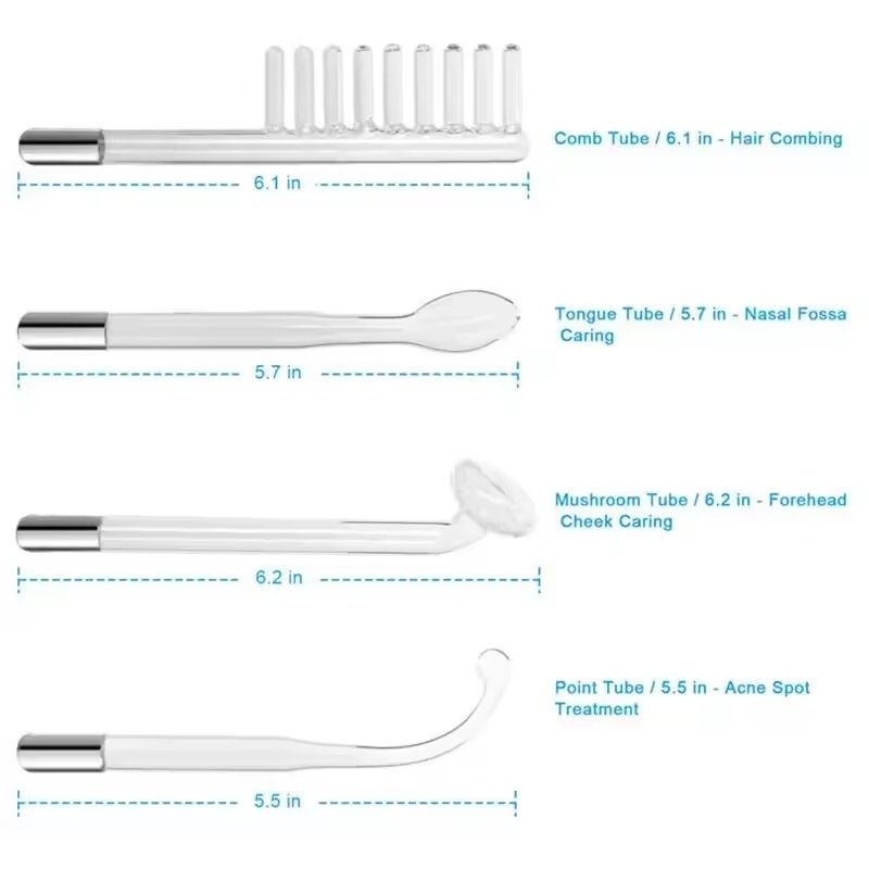 4 In 1 High Frequency Facial Therapy Wand For Acne Treatment And Skin Rejuvenation 1