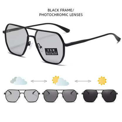 Luxury Polarized Chameleon Sunglasses With AntiGlare UV400 Protection 8