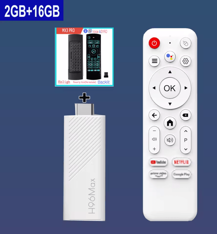 H96 Max H313 4K Android TV Stick With WiFi 6  Voice Remote 5