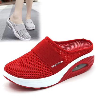Womens SlipOn Mesh Walking Sandals With Arch Support And Thick Soft Sole 11