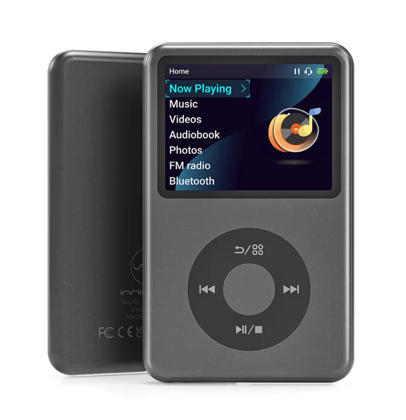 128GB Retro MP3 Player with Bluetooth & FM Radio