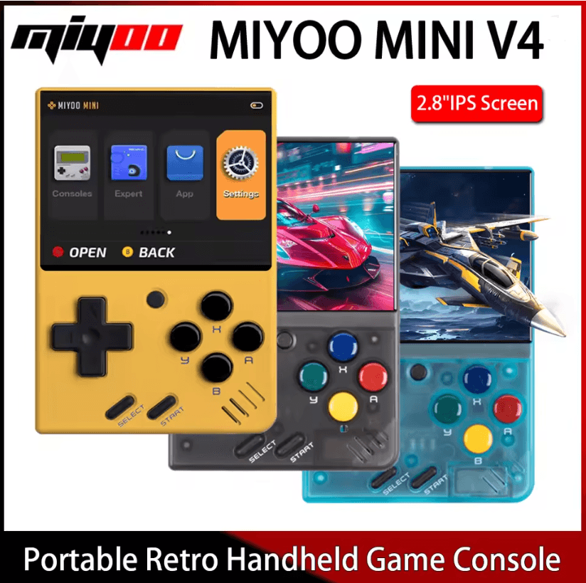 MIYOO Mini V4 Portable Retro Handheld Game Console