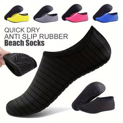 Quick-Dry Barefoot Water Shoes with Anti-Slip Sole for Beach and Water Sports