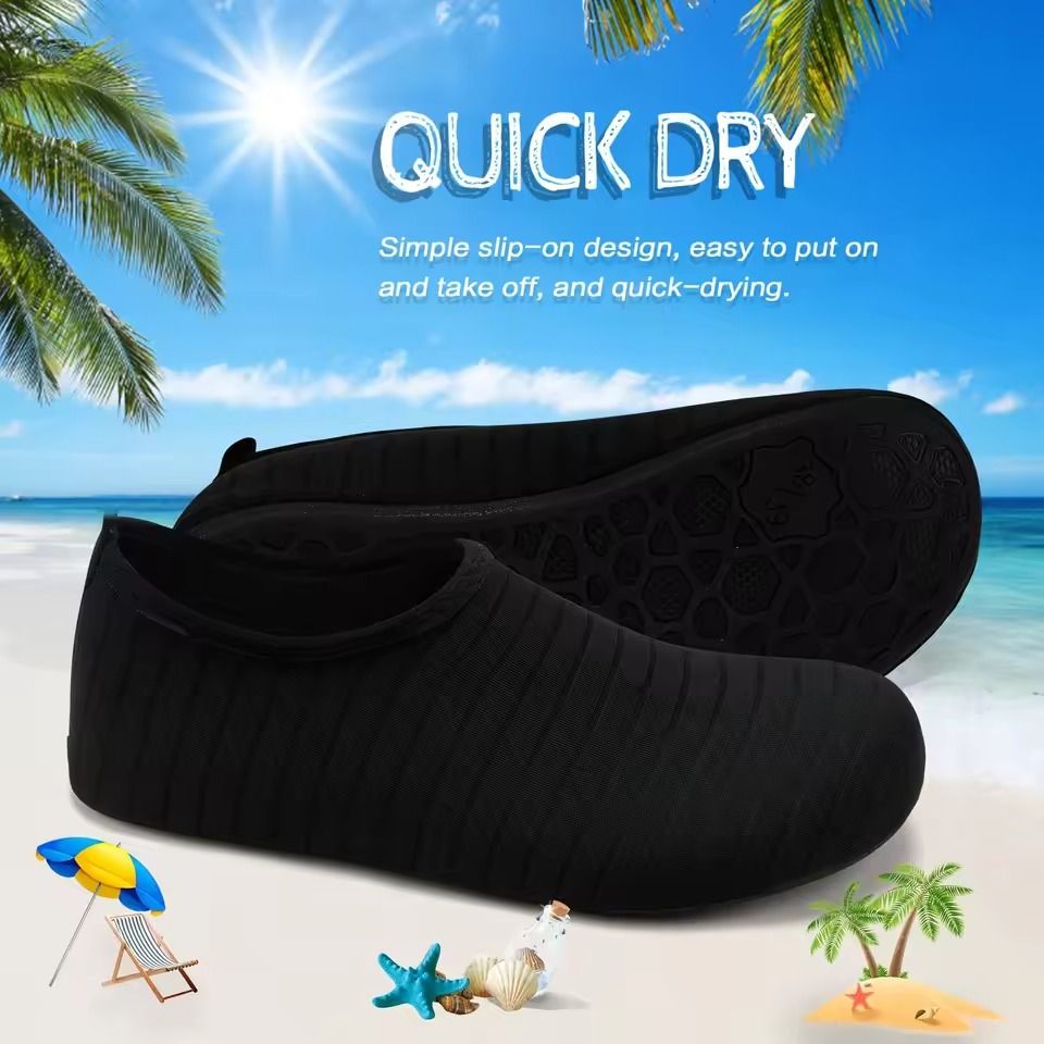 QuickDry Barefoot Water Shoes With AntiSlip Sole For Beach And Water Sports 1