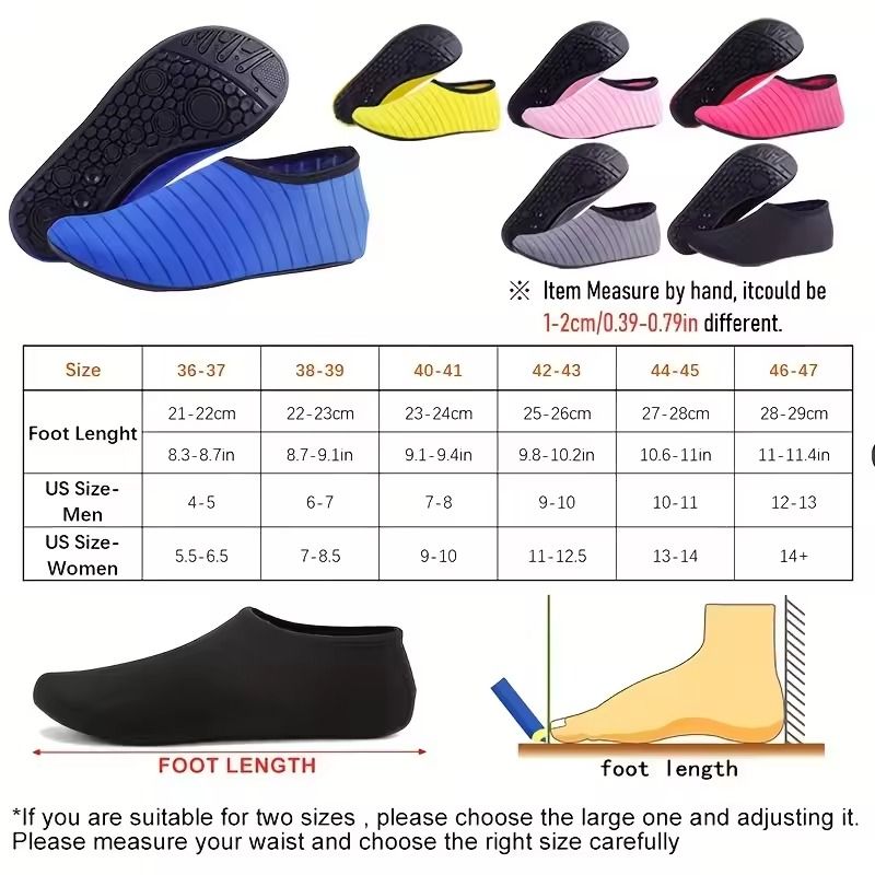 QuickDry Barefoot Water Shoes With AntiSlip Sole For Beach And Water Sports 3