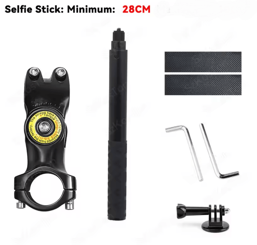 Adjustable Handlebar Selfie Monopod Mount For Insta360 And GoPro 2