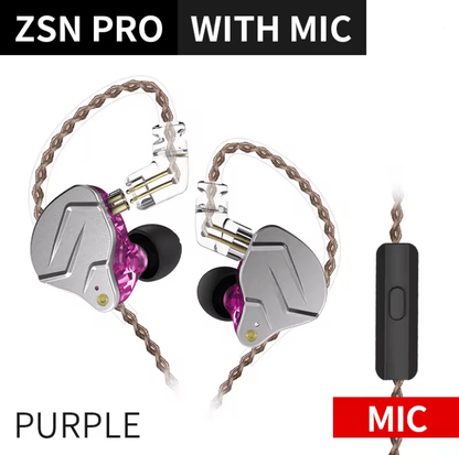 KZ ZSN PRO Hybrid In Ear Earphones 8