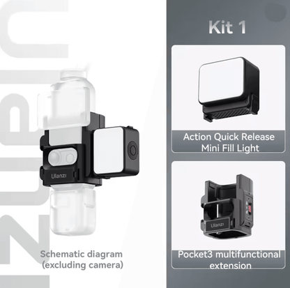 Ulanzi LM18 Waterproof LED Fill Light For Action Cameras 3
