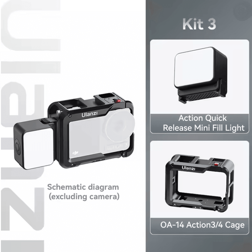 Ulanzi LM18 Waterproof LED Fill Light For Action Cameras 6