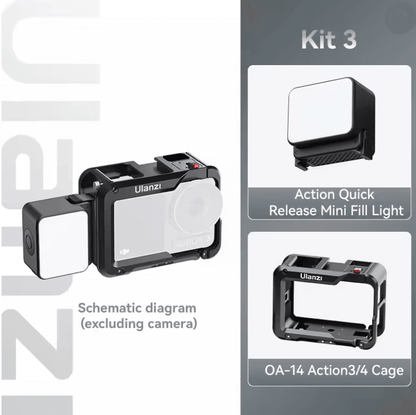 Ulanzi LM18 Waterproof LED Fill Light For Action Cameras 6