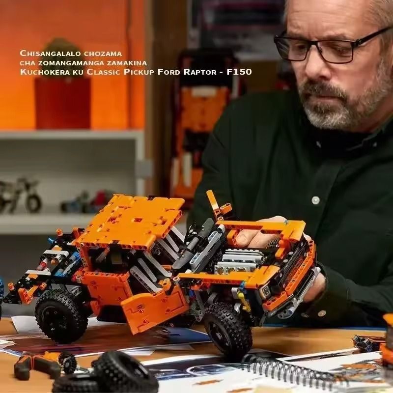 TechRacer F150 MOC Building Block Truck Toy 5