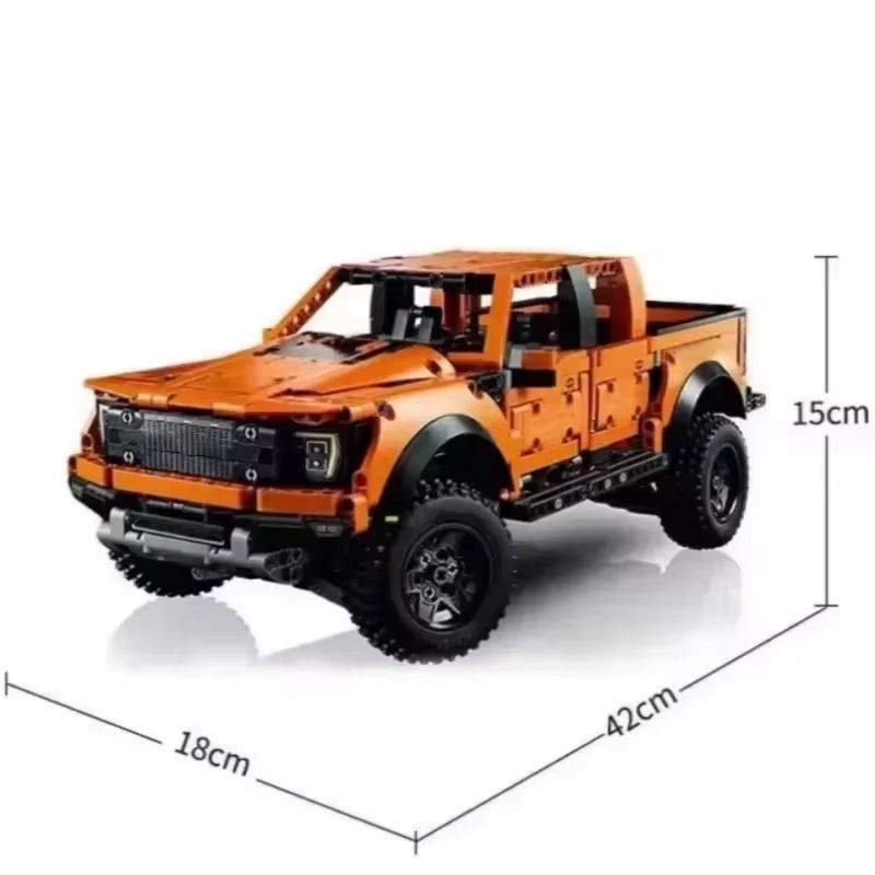 TechRacer F150 MOC Building Block Truck Toy 6